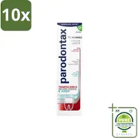 Parodontax 10 x - Tandpasta - Tandvlees+Gevoeligheid & Adem - Whitening - 75 ml - Grootverpakking - Tandvlees - Gevoeligheid - Adem - Witte Glimlach - Tandpasta