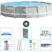 Intex Prism Frame Zwembad, rond - 457x107 cm - 6-delig, model S599