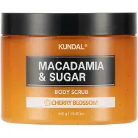 Kundal Macadamia & Sugar Body Scrub Cherry Blossom - 550 g