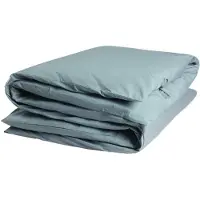 Yumeko Dekbedovertrek Percal Katoen 240x220 Blauw - Eco, Bio & Fairtrade