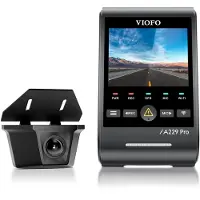 Viofo A229 Pro-W 2CH - Dashcam - 4K Ultra HD Voorcamera + 2K Waterdichte Achtercamera - Sony STARVIS 2 Nachtzicht - GPS & WiFi - HDR - Parkeerbewaking