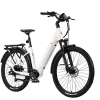 TTGO Z3 Elektrische Fiets - 250W Motor - 48V15Ah Accu - 27.5 Inch Banden - Max Snelheid 25km/u - Max Bereik 110-120km - Shimano 7 Versnellingen - Wit