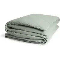 Yumeko Dekbedovertrek Flanel 140x200 Groen - Eco, Bio & Fairtrade