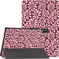 IMoshion Design Trifold Bookcase voor de Samsung Galaxy Tab S11 / S12 Ultra - Bloom Love Blush