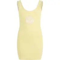 Philipp Plein Ribbed Tank Mini Dress Tennis Club