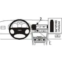 Brodit ProClip houder geschikt voor Audi A6/S6 1998-2003 Center mount