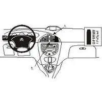 Brodit ProClip houder geschikt voor Citroën C5 2001-2004 Angled mount, LET OP: UITLOPEND ARTIKEL, KAN NIET RETOUR