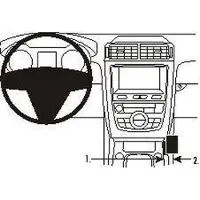 Brodit ProClip houder geschikt voor Jaguar XK-Serie 2007-2015 Console mount
