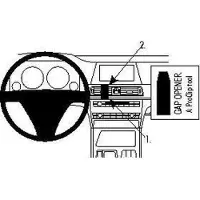 Brodit ProClip houder geschikt voor BMW 7-Serie (F01, F02) 2009-2015 Center mount