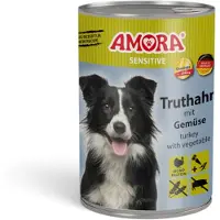 Amora Dog Sensitive 6x400g - Kalkoen & Groenten