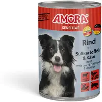 Amora Dog Sensitive 6x400g - Rundvlees & zoete aardappel