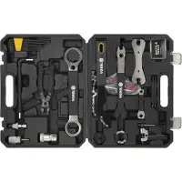 TRIZERATOP Professionele Fietsgereedschapsset in Koffer – Complete Fietsreparatieset voor Ketting, Cassette, Trapas & Banden – CrV Staal
