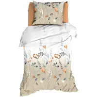Satin d'or Zizi Dekbedovertrek - Tweepersoons - 200x200/220 cm - Beige