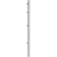 Alberts 676933 Afrasteringspaal met klemnok | thermisch verzinkt | lengte 2400 mm | 60 x 40 mm