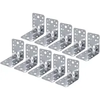 Alberts 820015 Zware hoekverbinding | Roestvrij staal | 150 x 150 x 65 mm | Set van 10