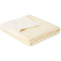 Little Dutch Gebreid wiegdeken - Fleece – Wit – Essentials