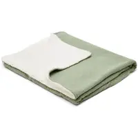 Little Dutch Gebreid wiegdeken - Fleece – Groen – Essentials