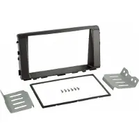 ACV 2-DIN autoradio facia - - Kia Rio (YB) - 02/2017-04/2023 - Zwart - Autoradio DIN installatie