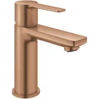 GROHE Lineare New XS-Size Wastafelmengkraan – Push-Open – EcoJoy – FastFixation Plus – Geborsteld Warm Sunset