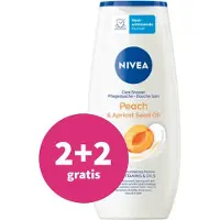 Nivea Douchegel Peach & Apricot Seed Oil 250 ml