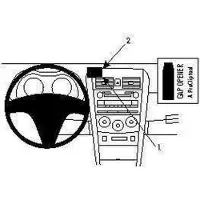 Brodit ProClip houder geschikt voor Toyota Corolla 2009-2011 Center mount