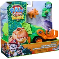 Ryhmä Hau - De Dino Film - Rocky Dino Rescue Recycler met geheim vak en werkende klauw, 2 actiefiguren en voertuig