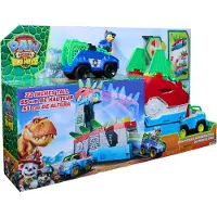 Paw Patrol - De Dino Film - Dino Mobile-hoofdkwartier - 2-in-1 Hoofdkwartier Speelset van 55,8 cm met Licht en Geluid - Chase Actiefiguur