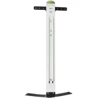 Erard Standit 400 (65", 30 kg), TV-meubel, Wit, Zwart