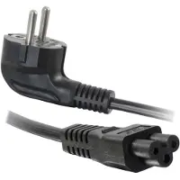 C2G Laptop Power Cord - Câble d'alimentation - IEC 60320 C5 pour CEE 7/7 (M) - CA 250 V - 1 m - moulé - noir - Europe
