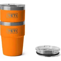 Yeti Rambler Stackable Cup 16oz Mag Slider Lid, King Crab Orange, stapelbare thermosbeker met deksel, 473 ml