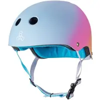 Triple 8 Fahrradhelm - Zertifizierter Sweatsaver - Sunset - - L/XL - Fahrradhelme