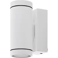 Deko-light Wandlamp buiten ShoreLine Pro Round, dimbaar, wit / opaal, Aluminium, Modern, Wandlamp buiten
