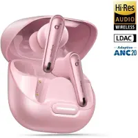 Soundcore Liberty 4 NC - Wireless Noise Cancelling Earbuds (Roze) - 98.5% Noise Reduction - draadloze oordopjes - Adaptive Noise Cancelling to Ears and Environment - Hi-Res Sound - 50H Battery