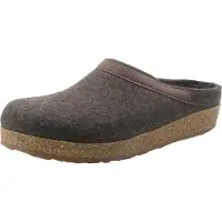 Haflinger Pantoffel Unisex Grizzly Torben Braunmeliert-Schoenmaat 36
