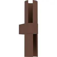 Eglo Wandlamp buiten Montelauro, bruin / roest, Aluminium, Modern, Wandlamp buiten