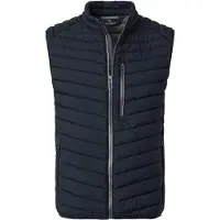 Casamoda Bodywarmer donkerblauw met borstzak
