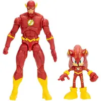 Sonic & DC Sonic als The Flash 6 cm & The Flash actiefiguren 13 cm, multipack