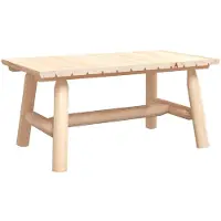 vidaXL Salontafel 90x50x41 cm massief vurenhout