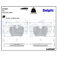 Delphi LP3962 Remblokken