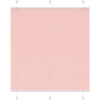 vidaXL Plissé rolgordijn 120x200cm stofbreedte 119,4cm polyester roze