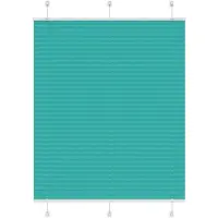 vidaXL Plissé rolgordijn 110x200cm stofbreedte 109,4cm petrol groen