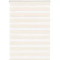 vidaXL Zebra rolgordijn 95x200 cm stofbreedte 90,9 cm marmerbeige