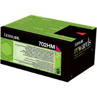 Lexmark Toner 70C2HM0 (702HM) Magenta Hoge capaciteit