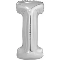 Amscan Letterballon I Folie 100 Cm Zilver