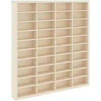 vidaXL Wanddisplaykast Muurmontage Beige 40 x 4,5 x 43 cm Bewerkt hout