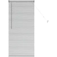 vidaXL Venetiaanse jaloezie zilver 175 x 60 cm 25 mm Aluminium