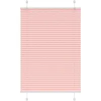 vidaXL Plissé rolgordijn 90x200 cm stofbreedte 89,4 cm polyester roze