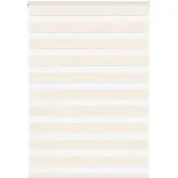 vidaXL Zebra rolgordijn 120x200 cm stofbreedte 115,9 cm marmerbeige
