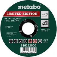 Metabo 616262000 Doorslijpschijf recht 115 mm 100 stuk(s) RVS