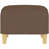 vidaXL Voetenbank 60x50x41 cm stof bruin